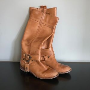 Schuler & Sons knee high Carmel colored boots